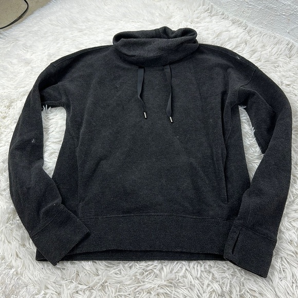 Lululemon Go Forward Pullover Heathered Core Black - Picture 1 of 8